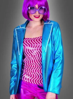 Glanz Jacke Damen Im Disco Style 5 Glanz Jacke Damen Im Disco Style -Cosplay-Laden 70er jahre discokostuem metallic jacke damen 2a1512ea61 3