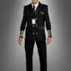 Piloten Uniform Für Herren Schwarz