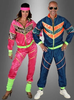 80er Jahre Kostüm Jogginganzug Blau -Cosplay-Laden 80er jahre neon trainingsanzug dieter 46b50782a7 3