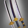 3 St. Zorros Schwerter Aufblasbar 70 Cm - One Piece