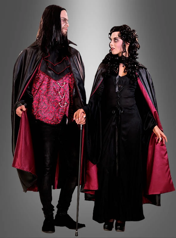 Deluxe Cape Für Damen Und Herren Schwarz Rot 1 Deluxe Cape Für Damen Und Herren Schwarz Rot