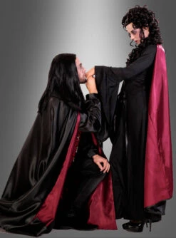 Deluxe Cape Für Damen Und Herren Schwarz Rot 5 Deluxe Cape Für Damen Und Herren Schwarz Rot -Cosplay-Laden 90 6106 pic3