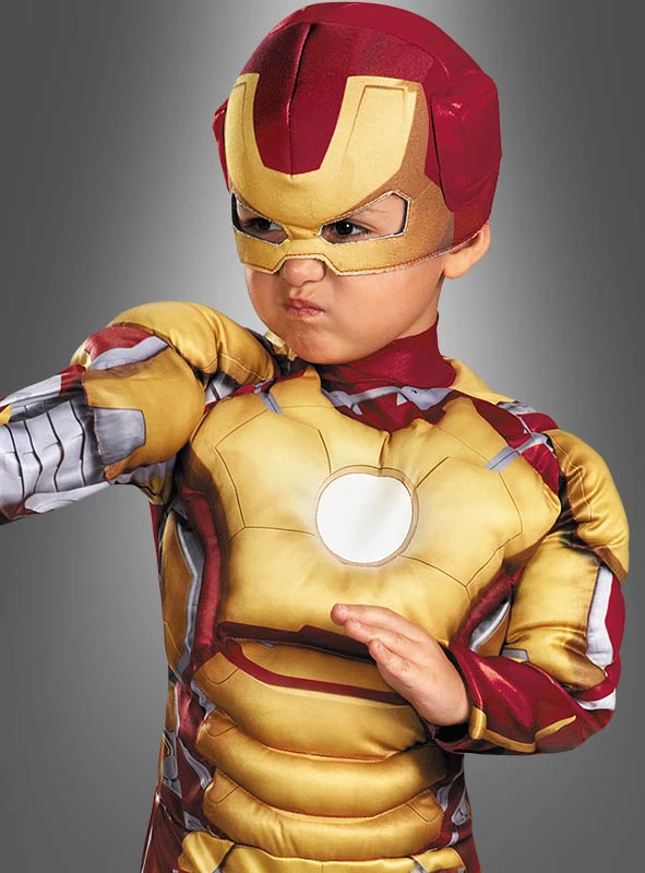 Iron Man 3 Kinderkostüm Gold 2 Iron Man 3 Kinderkostüm Gold – Bild 2