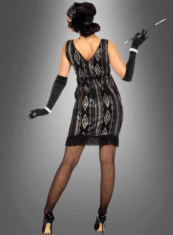 Luxus Paillettenkleid Gatsby Girl 3 Luxus Paillettenkleid Gatsby Girl – Bild 3