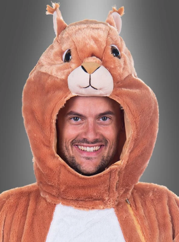 Plüsch Eichhörnchen Maske Und Schwanz 2 Plüsch Eichhörnchen Maske Und Schwanz – Bild 2