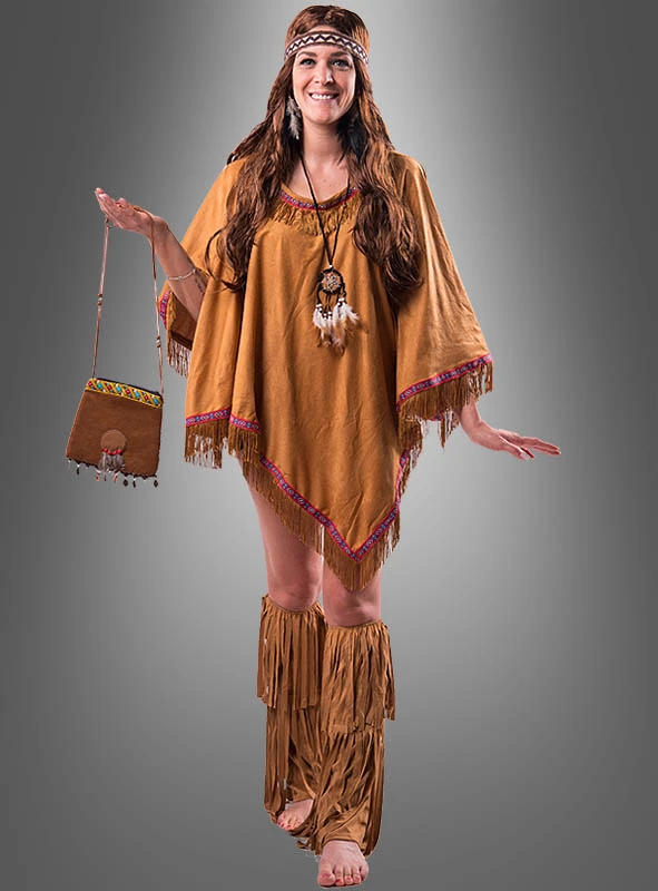 Wandelbarer Poncho Mit Fransen Hippie Indianer 3 Wandelbarer Poncho Mit Fransen Hippie Indianer – Bild 3