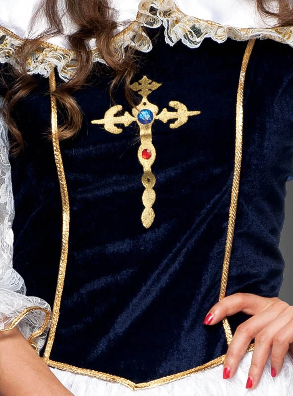 Premium Musketierkostüm Damen 2 Premium Musketierkostüm Damen – Bild 2