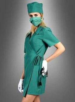 OP Schwester Kostüm Wickelkleid 5 OP Schwester Kostüm Wickelkleid -Cosplay-Laden op kittel damenkostuem 3afa6694ff 3