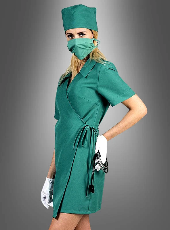 OP Schwester Kostüm Wickelkleid 3 OP Schwester Kostüm Wickelkleid – Bild 3