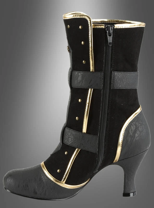 Piratenstiefel Damen In Schwarz Oder Braun 3 Piratenstiefel Damen In Schwarz Oder Braun – Bild 3