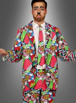 Pop Art Anzug Für Herren 5 Pop Art Anzug Für Herren -Cosplay-Laden pop art anzug 3 teilig mit krawatte b0522be1c8 3
