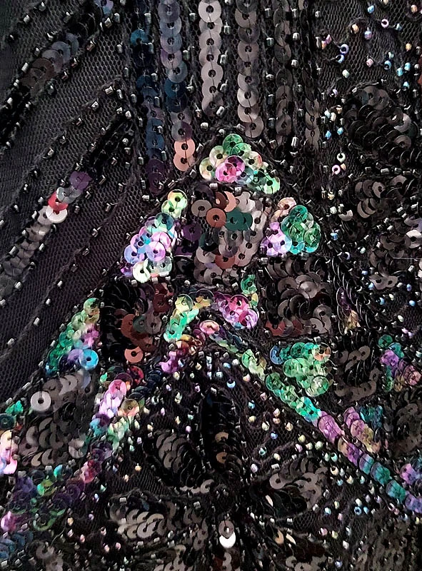 Luxus 1920er Jahre Kleid Shirley 3 Luxus 1920er Jahre Kleid Shirley – Bild 3