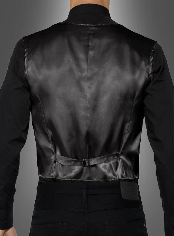 Pailletten Weste Schwarz 2 Pailletten Weste Schwarz – Bild 2