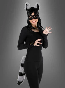 Catsuit Overall Schwarz Oder Weiß -Cosplay-Laden schwarzer catsuit waschbaer d697125ed9 3