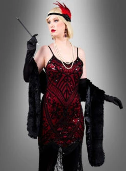 Glamouröses Pailletten Kleid Cleo 7 Glamouröses Pailletten Kleid Cleo -Cosplay-Laden sexy 20er jahre mode mit pailletten c422fda63d 3