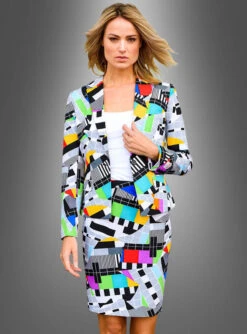 Testbild Kostüm Für Damen OppoSuits 6 Testbild Kostüm Für Damen OppoSuits -Cosplay-Laden testbild tv 80er jahre kostuem 87e8d40756 3