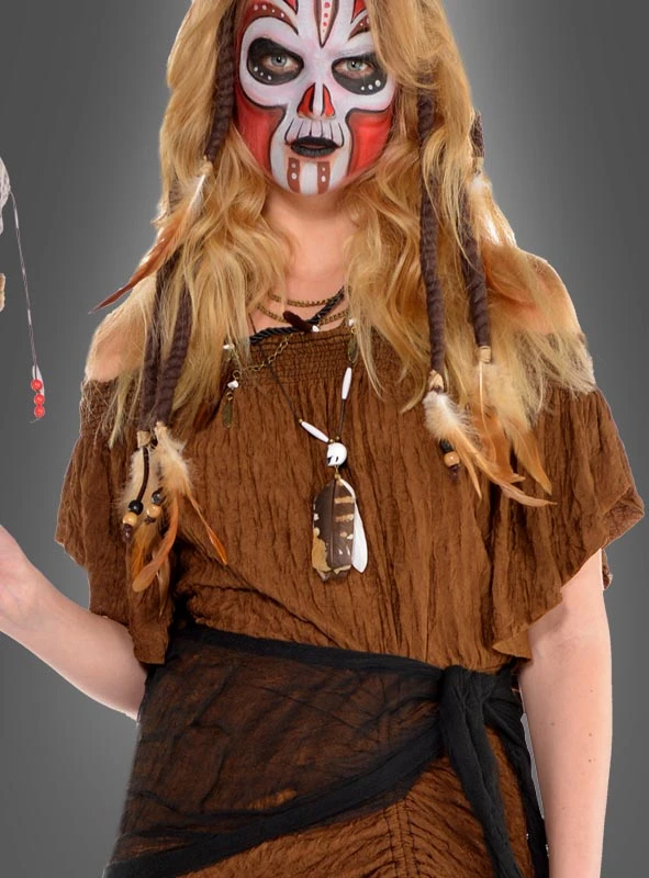 Voodoo Hexe Damenkostüm 2 Voodoo Hexe Damenkostüm – Bild 2